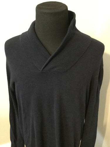 Maglione Banana Republic collo sciallato taglia XL uomo cotone maglia modal nuovo senza etichette - Foto 3 di 5