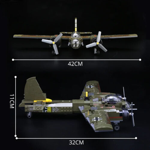 Building Block WW2 Helicopter Army Soldier Model Bricks Kit Toy for Children New - Picture 5 of 11