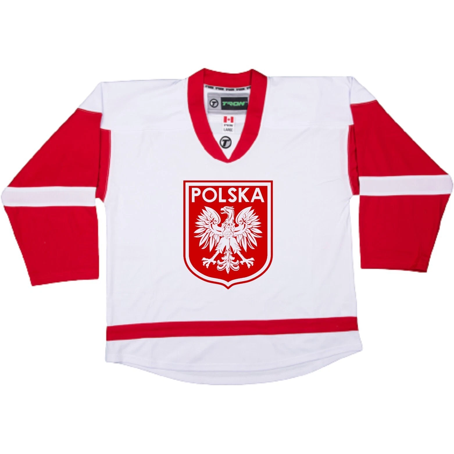 Poland Polska Shield Ice Hockey Jersey Men’s