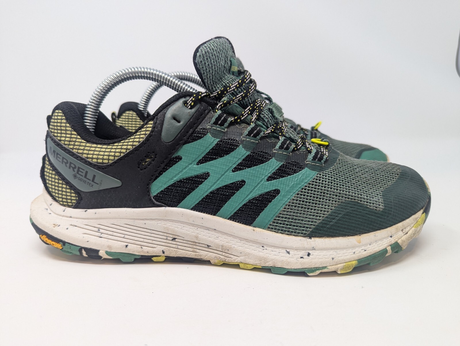 Merrell Nova 3 GTX Gore Tex Vibram verde scarpe da trekking all'aperto (J067777) taglia 8