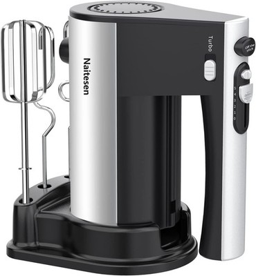 Electric Hand Mixer Machine Kitchen Handheld Mixer for Baking 10 Speeds w/ Turbo