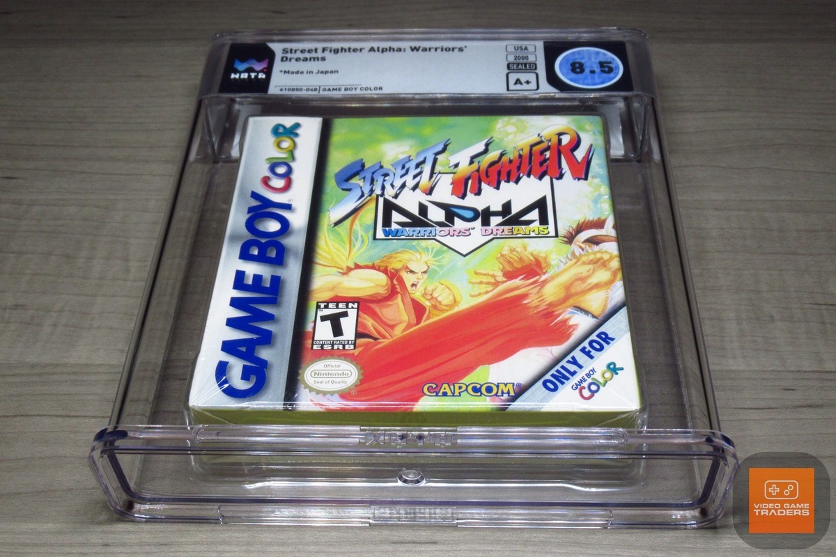 WATA 8.5 A+ - Street Fighter Alpha: Warriors' Dreams Game Boy