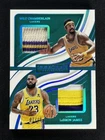 2023-24 Panini Immaculate Wilt Chamberlain/LeBron James Dual Jerseys Patch /10