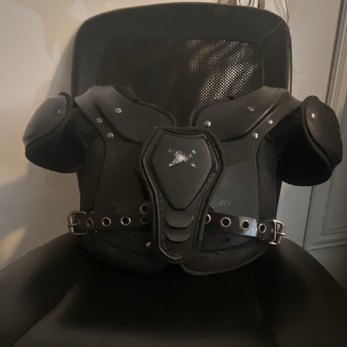 Xenith Flyte Football Shoulder Pads Large Black Padded Adjustable XFLY-L