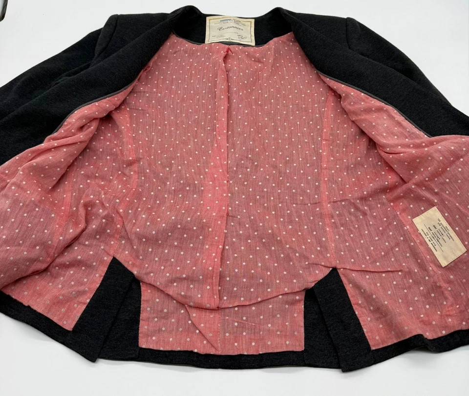 Cartonnier Anthropologie Grey Smart Blazer Jacket Size Small - Image 4 of 4