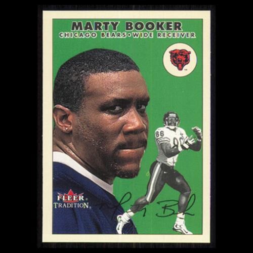 Marty Booker #94 2000 Fleer Tradition Chicago Bears Football Card NFL NM