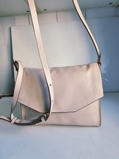 CLARKS DESIGNER WOMENS PINK LEATHER CROSSBODY SHOULDER TOTE SATCHEL HANDBAG