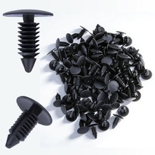 200 Pc 8mm Car Plastic Trim Rivets Push Clips Fender Fastener Set