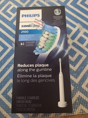 Philips Sonicare 2100 Power Toothbrush, Rechargeable Electric Toothbrush, White