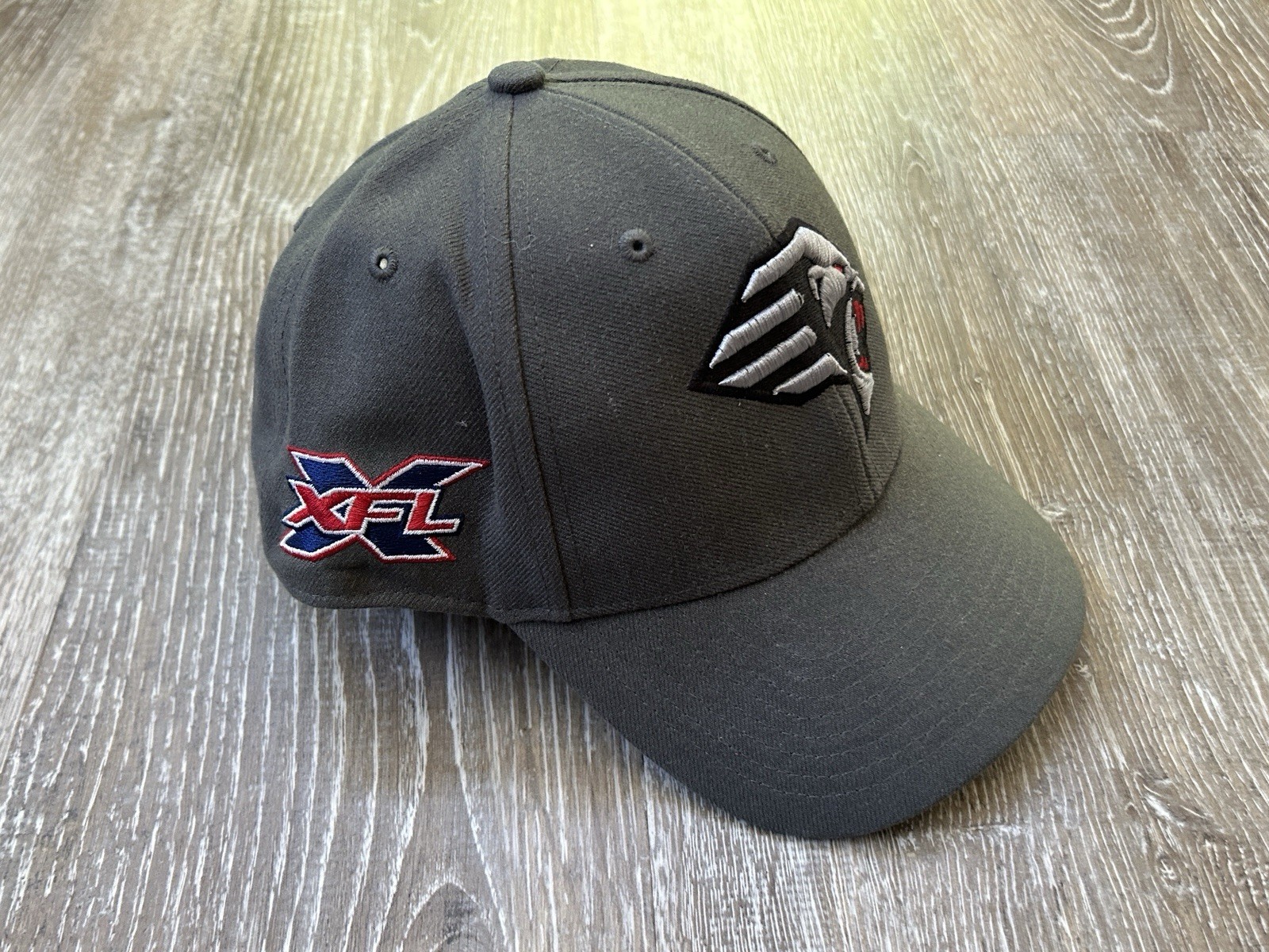 New York Guardians XFL ‘47 Brand Hat Wool Blend Adjustable Gray Logo Mens view 2