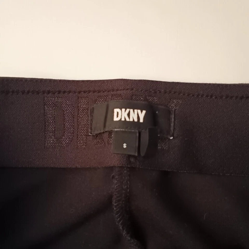 DKNY Leggings Size S Mid Rise Skinny Leg Black Color - Image 4 of 4