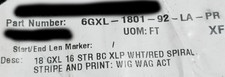 Copperfield GXL 18awg SAE J1128 XLPE Automotive Lead Wire 125C White/Red /100ft