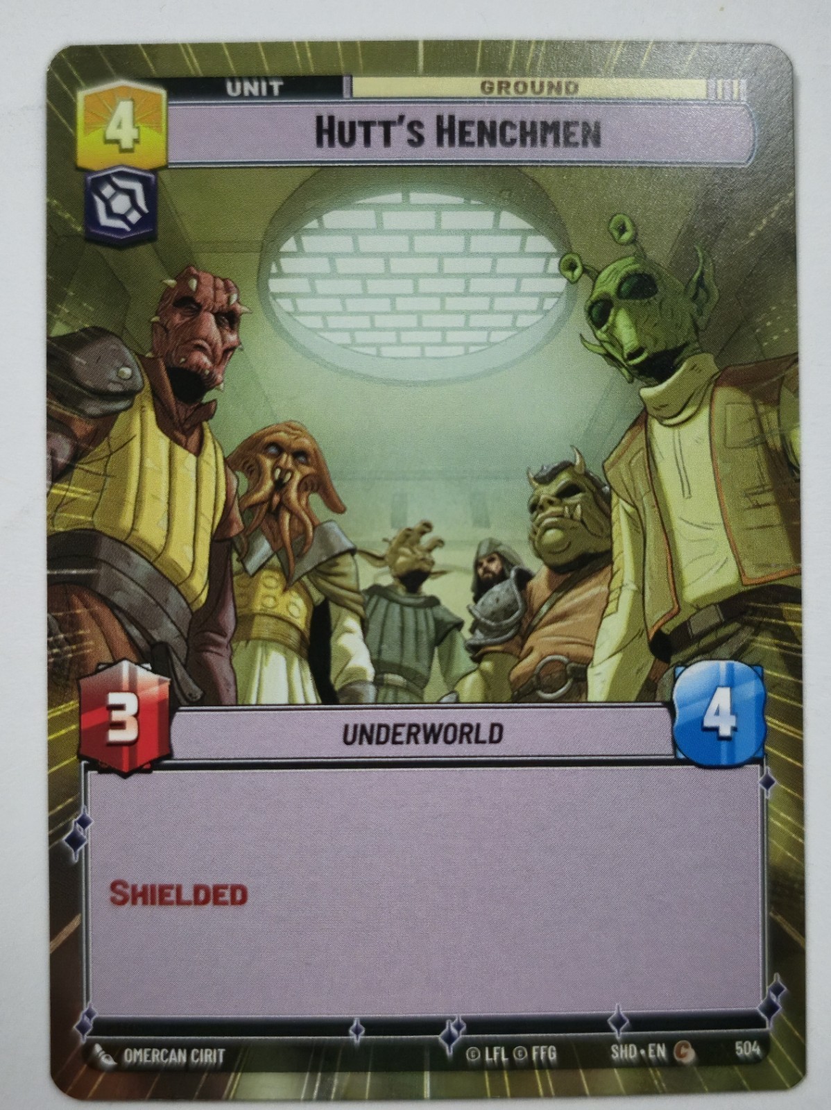 Hutt's Henchmen Hyperspace Regular Star Wars Unlimited TCG 504