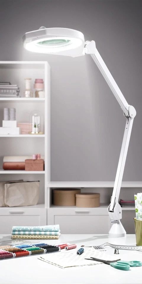 Livarno Home Tischlampe mit Lupen-/Klemmfunktion Lupenleuchte Lampe Leuchte - Bild 3 von 3