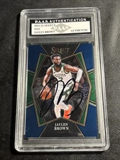 2021-22 Panini Select - Jaylen Brown #162 On-Card Auto Authenticated PAAS