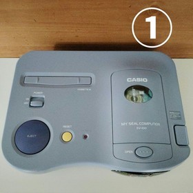 Casio Loopy My Seal Computer Console SV-100 SET B w/Box 2Games Seal Cartridge