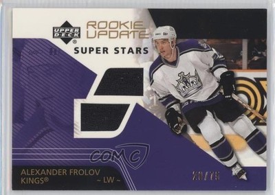 2003 Upper Deck Rookie Update Super Stars 20/75 Alex Frolov Alexander #SS-AF 2a8