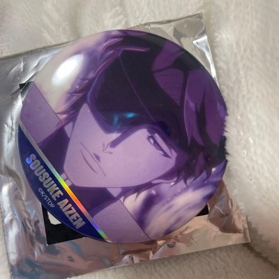 Sanrio x BLEACH Sosuke Aizen Can Badge Pin Anime Button Japan