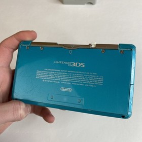 Nintendo 3DS Handheld Video Game Console Blue CTR-001 (USA) W Charger Stylus