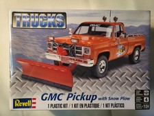 Revell Gmc Pickup Snow Plow 124 Factory Sealed Revell Gmc Pickup Snow Plow 124 Factory Sealed