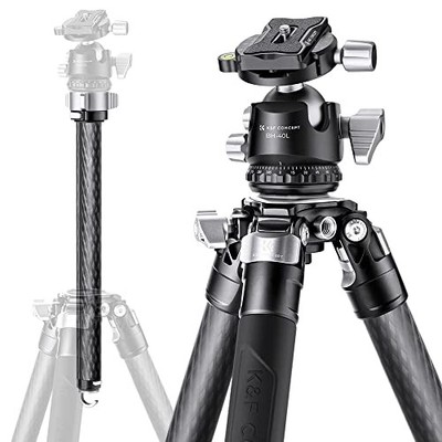 KF CONCEPT Carbon Camera Tripod 10-Layer Carbon Fiber 170cm Full Height