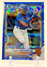 2021 Bowman Draft Chrome SAPPHIRE EDITION Ronny Mauricio New York Mets BDC-52