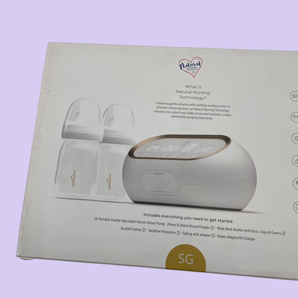 Bomba de mama portátil Spectra On-The-Go Plus SG #N4627 (TC) - Imagem 2 de 4