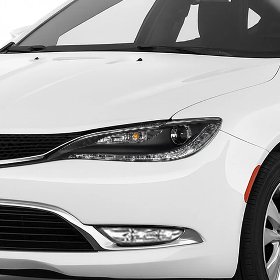 Driver Side Halogen Headlight w/o LED DRL Clear For CHRYSLER 200 2015 2016 2017 - Image 3 of 4