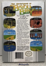 NES SEALED - Adventures of Bayou Billy - Rev-A H-Seam Factory Seal Nintendo NEW