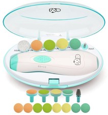 Baby Nail Trimmer 21 in 1, Usage Labeled Case 13 Extra Replacement Tools, Ro...