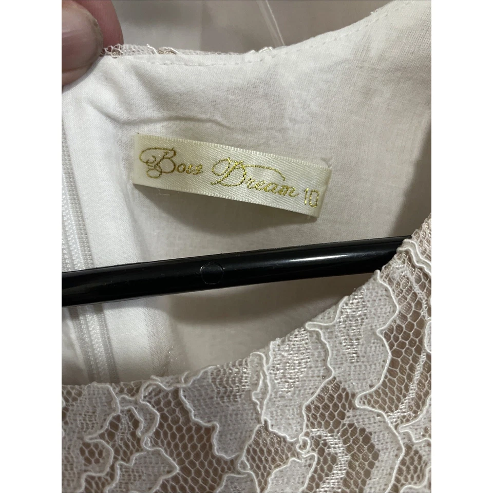 Bois Dream Girls Beautiful Dress- Flower Girl Party SZ 10 Youth Long - Image 4 of 4