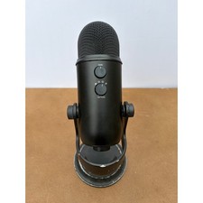 Blue Yeti USB Microphone Blackout Edition Professional Condenser Mic Not Tested