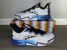 Anta Kai 2 Dallas 8125C1111S-1 Men's 13 Basketball Sneakers NEW White Black Blue