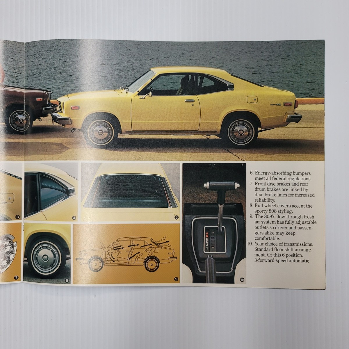 1976 Mazda 808 1600 Brochure Coupe Sedan Wagon Car Dealer Sales