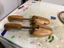 Vintage Wood Shoe Keeper No 54 Mohawk Rochester NY Shoe Tree Co. Split Toe Pair