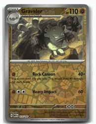 Graveler 075/165 Reverse Holo Scarlet & Violet 151