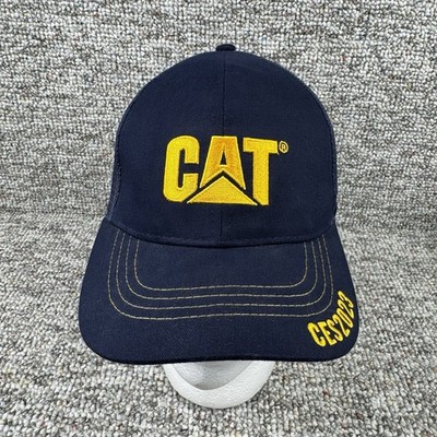 CAT Caterpillar Tractor CES 2023 Mesh Snapback Baseball Cap Hat Blue OSFM
