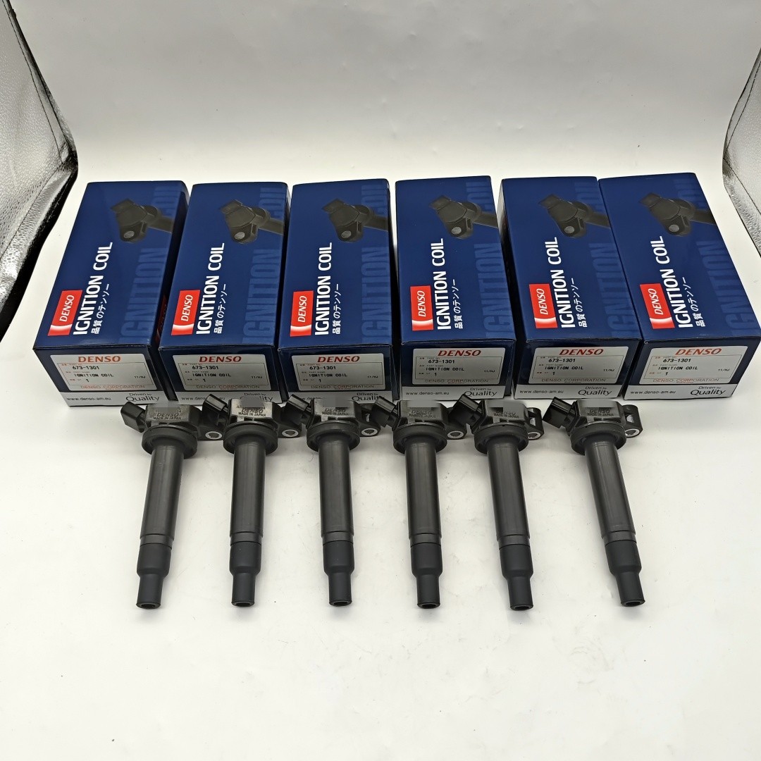 New 6x Denso Igintion Coils For 1999-2010 Toyota Lexus 90919-02234 673-1301