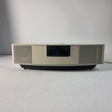 Bose Wave Radio AWR1-1W AM/FM Tabletop Alarm Clock Stereo White - No Remote