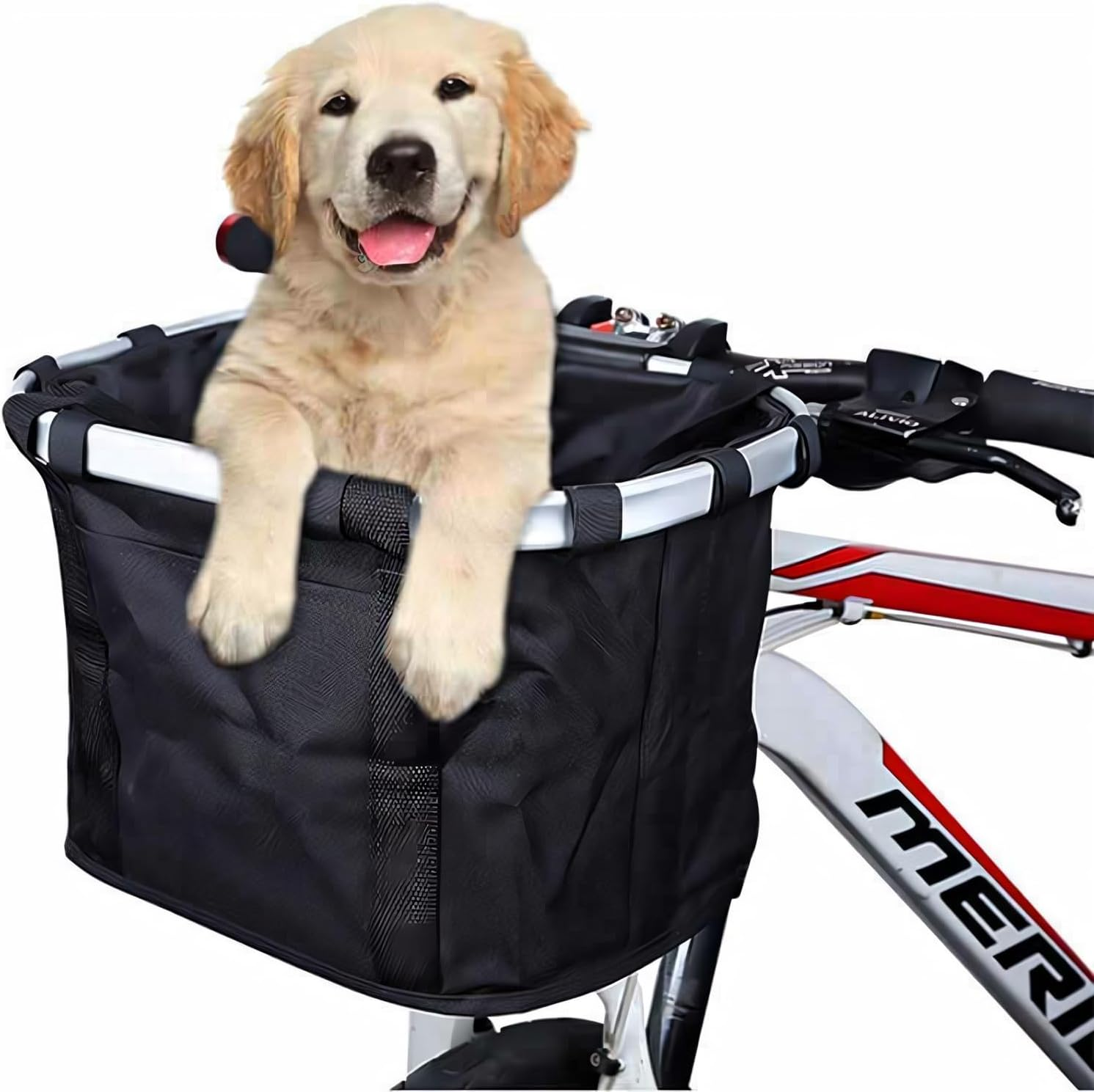 Bike Dog Bike Alloy Frame Cycling  Install/Remove Black Dog & Cat Baskets Carrie