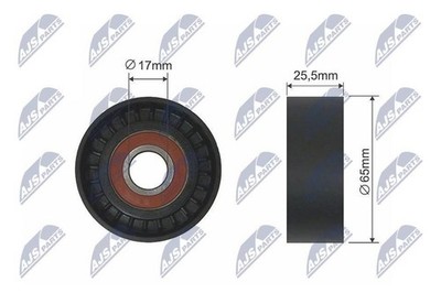 Keilriemen Spannrolle Für CITROEN C-Crosser JAGUAR LAND ROVER 06-19 5751G0