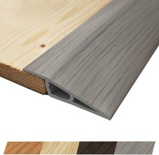 Elegant Rubber Threshold Ramp 40" for Safe  Smooth Floor Transitions