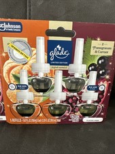15-Glade Plugins Scented Oil Refills Pumpkin  Ginger  Pomegranate Currant