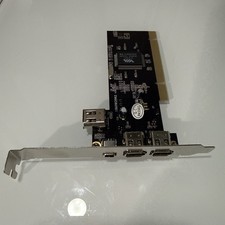.Com 4 Port PCI 1394A Firewire Adapter Card - 3 External 1 Internal Firewire PCI