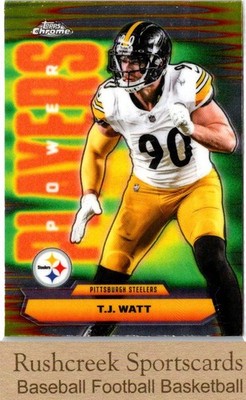 2025 Topps Chrome #PP-39 T.J. Watt Power Players