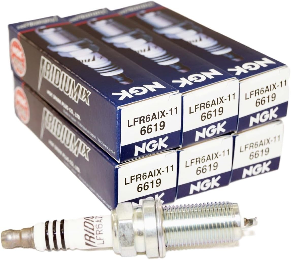 NGK 6619 Iridium Spark Plugs LFR6AIX-11-6 PCSNEW 