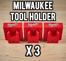 Milwaukee M18 Wall Mount Tool Hanger Holder Mount Drill Impact Driver - SET OF 3