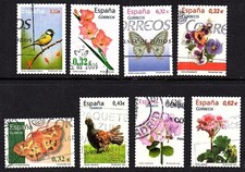 SERIE USADA DE ESPAÑA FLORA Y FAUNA - AÑO 2.009