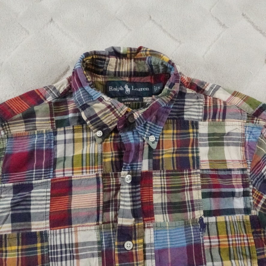 Ralph Lauren Patchwork Custom Fit Button Up Shirt… - image 3