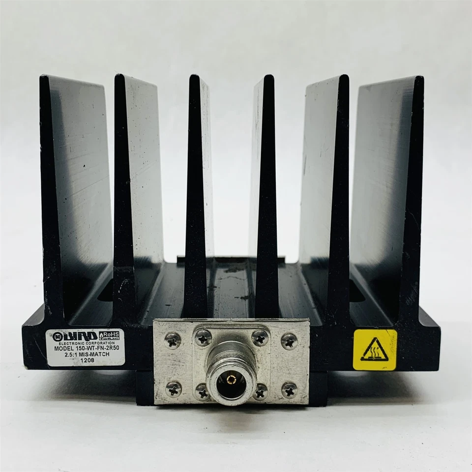 Bird Technologies 150-WT-FN-2R50 Termaline RF Load 150W 2.5:1 Mis-Match Resistor - Image 2 of 4